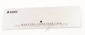 Hisense Gorenje Detergent Dispenser Cover - 835817 Hand Cover Aluminum Wm-75 2 1800a Steam Sign