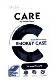 Panzerglass Leather Bag Gsm - 1349 Care By Panzerglass Flagship Case Uran Combat Smokey W Black Magsafe Iphone 24