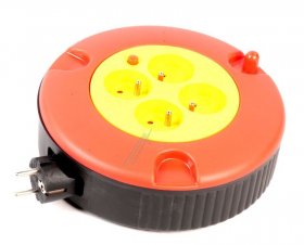Sedea Cable Reels Vacuum Power Cord - Enrouleur Électrique 4 Prises 3g1,5 – 5 MÈtres + Coupe Circuit