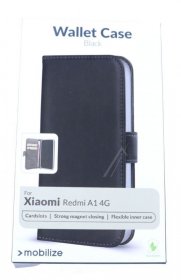 Mobilize Leather Bag Gsm - Suitable For Mobilize Classic Gelly Wallet Book Case Xiaomi Redmi A1 4g Black