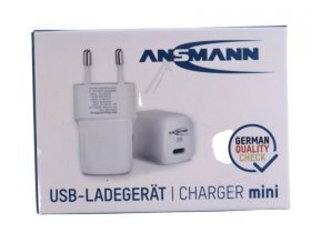Ansmann Usb Power Supplies - Hc130pd Mini 1001-0133 Gan Mini Charger Usb-c 30w - 3a