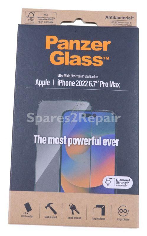 Panzerglass Display Protective Film - 2774 Panzerglass Screen Protector Apple Iphone 14 Pro Max | Ultra-wide Fit