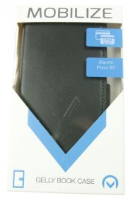Mobilize Leather Bag Gsm - Suitable For Mobilize Classic Gelly Wallet Book Case Xiaomi Poco X2 Black