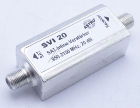 Astro Aerial Amplifier - Svi 20 Sat-inline-verstarker, 47 - 2200 Mhz, Verstarkung 12-20 Db