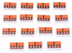 Wago Terminal Strip - Wago Compact-verbindungsklemme 15 Stuck Fur 5-leiter Bis 6 Mm²