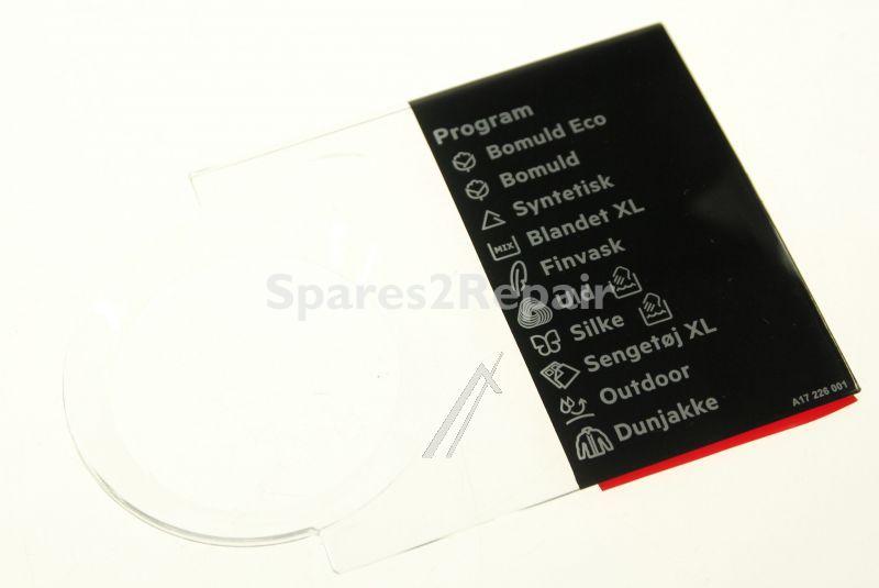 Program Washer Disc - 140172260014 Program Plate Button Adhesives [Electrolux Aeg]