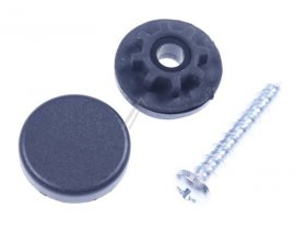 Fixings And Brackets - C00648084 488000648084 Hob Cover Support Black Right [Whirlpool Indesit]