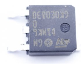 Stmicroelectronics Smd Transistor - D1nk60t4 N-kanal Mosfet 600v 1a To-252
