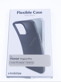 Mobilize Leather Bag Gsm - Suitable For Mobilize Rubber Gelly Case Honor Magic6 Pro Matt Black