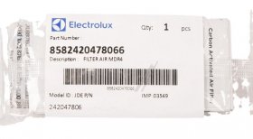 Carbon Filter - 8582420478066 Carbon Filter 98x45mm [Electrolux Aeg]