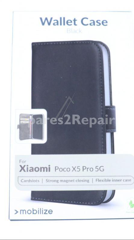 Mobilize Leather Bag Gsm - 28787 Mobilize Classic Gelly Wallet Book Case Xiaomi Poco X5 Pro 5g Black