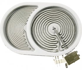 Double Circuit Radiation Heate - 10 57411 652 140057372017 Radiant Heater Double Oval [Electrolux Aeg]