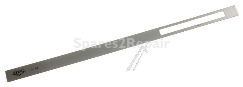 Hisense Gorenje Operating Unit Screen - 550868 Decor Plate Upo Grey Assembly