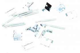 Rodi Mounting Parts - 875017 Mounting Clips For Box Lux 46 56 57