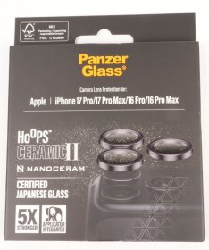 Panzerglass Display Protective Film - Pg63347 Panzerglass Hoops Ceramic Ii Camera Lens Protector Iphone 17 Pro | Iphone 17 Pro Max | Iphone 16 Pro | 16 Pro Max