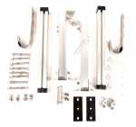 Schwaiger Fixings And Brackets - Solar Sogm0200 Railing Bracket For Solar Module 0-30° Adjustable Silver-colored