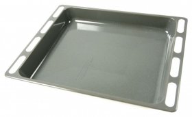 Fry Pan - C00265352 482000030756 Drip Tray - Grey Enamelled Pyro [Whirlpool Indesit]