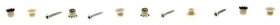 Dometic Fixings And Brackets - 407144670 Kit Fixing Bvo-98 Ral7035 4pie