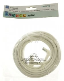 Axing Aerial Connecting Cable - Bak 993-00 Anschlusskabel Iec Winkelstecker Winkelkupplung