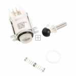 Compatible Solenoid Valve - Drain Valve For Salt Container Alternative For Bosch-siemens
