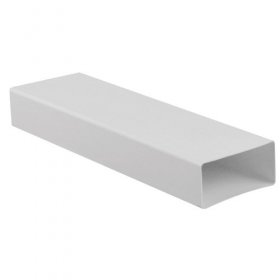 Nedco Exhaust Hose - 6010 Rectangular Tube White Mod 100