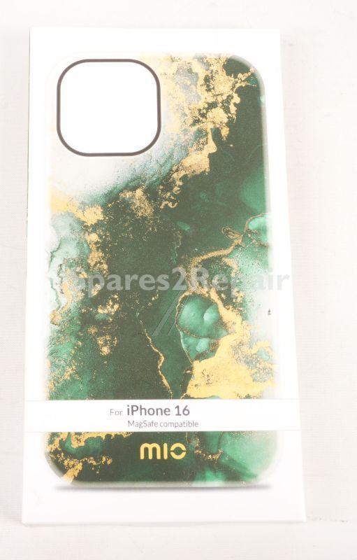 Mio By Mobilize Leather Bag Gsm - 29870 Mio Green Marble Magsafe Compatible For Iphone 16