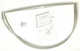 Liebherr Refrigerator Door Seal - 710930900 Magnetic Door Gasket Gray Cnes-cbnes 46 51 With Mounting Material