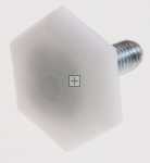 Foot - C00312255 481246248432 Foot Adjustable [Whirlpool Indesit]