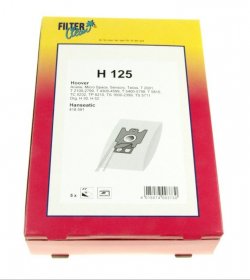 Filterclean Vacuum Cleaner Bags - H125 000156-k H125 Dust Bags 5 Pieces