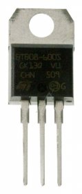 Stmicroelectronics Triac - Btb08-600s Triac, 8a 600v To-220