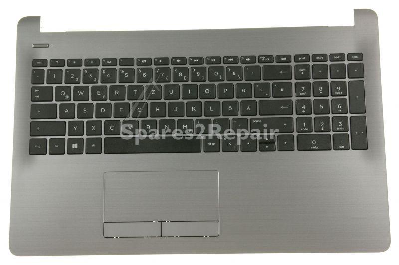 Hewlett Packard Notebook keyboards - 929904-041 Upper Cover & Keyboard (german)