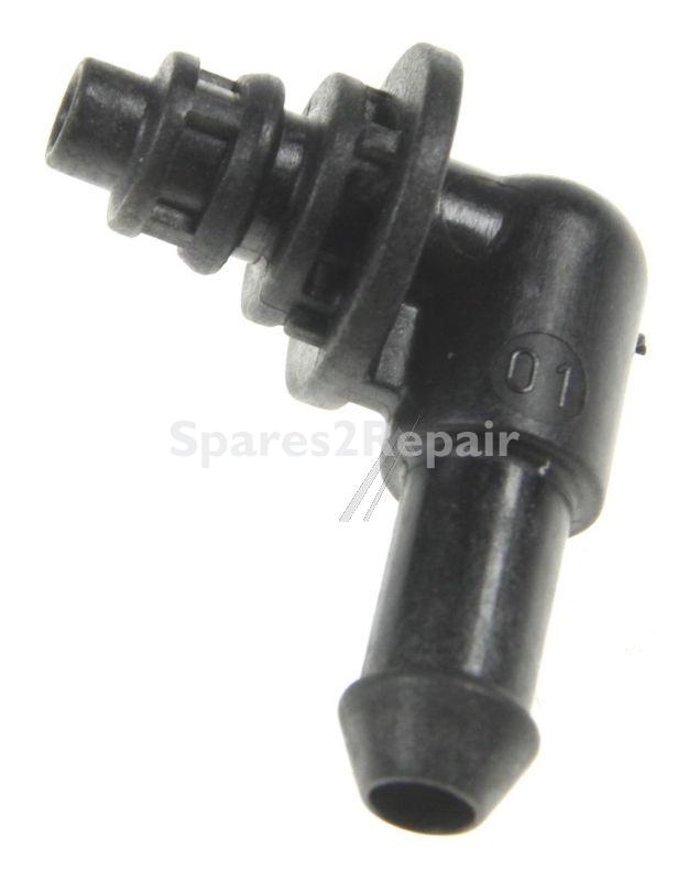 Hose Coupling - 5313218361 Hose Coupling 90 Black (p Pa) En6 [Delonghi]