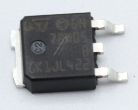 Stmicroelectronics Fixed Voltage Reg. Pos. - 78m05b Spannungsregler +5v-0,5a, 7805, Smd D-pak