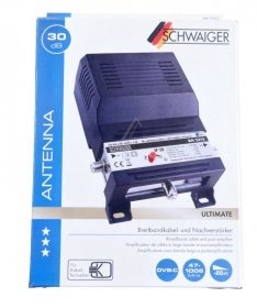Schwaiger Indoor Amplifier - NachverstÄrker: 30 Db, Schwarz-silber