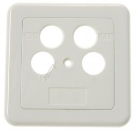 Axing Blanking Plate Aerial Socket - Szu 2-13 Abdeckungen Zweiteilig Tv-r-data-data
