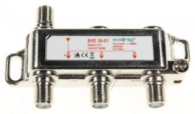 Axing Sat-, Bk- And Terrestrial Div - Sve 30-01 3-fach Sat-verteiler 5-2200 Mhz Dc-diodenentkoppelt