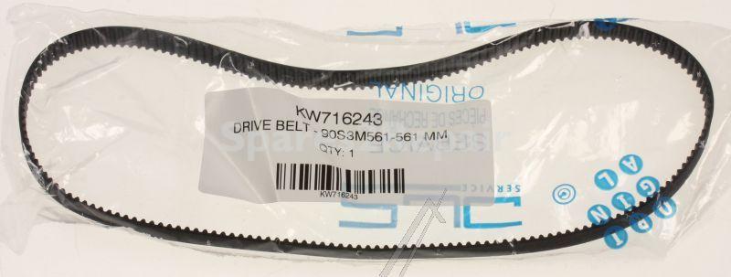 Tooth Belt - 90s3m561 Kw716243 Drive Belt 90s3m561-561mm Bm260-bm366 [Delonghi]