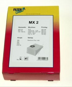 Filterclean Vacuum Cleaner Bags - Mx2 000046-k Dust Bags X 5