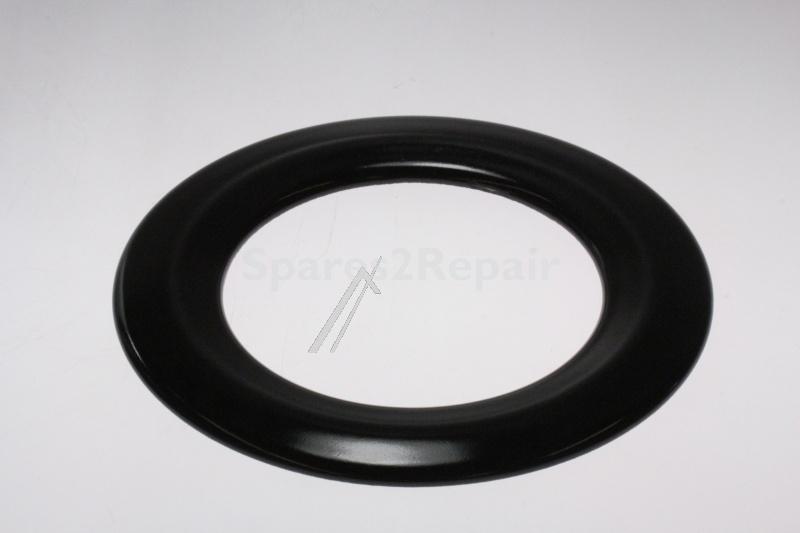 Mechanical Components - C00283257 482000072426 Burner Cap Outer Tc Black Gloss [Whirlpool Indesit]
