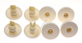 Roller For Dishwasher Basket - Kit bracket basket Wheel ls [Electrolux Aeg]