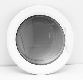 Whirlpool Washing Machine Window - C00521846 488000521846 Door Frame+glass Fresh Care Wd Silv-wh C