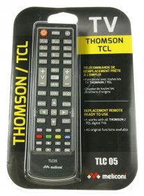 Meliconi Ir remote Control - Tlc05 Remote Control For Tv Thomson-tcl + Functions