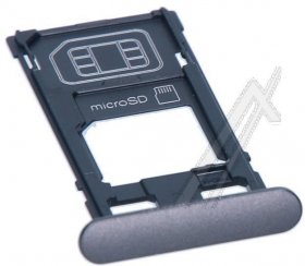 Sony Sim card Holder - 1302-4830 U50042381 Sony Xperia X Sim Card-memory Card Holder Black