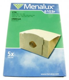 Electrolux Aeg Vacuum Cleaner Bags - 6103p 5 Bags+1mf To Cut
