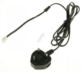 Vestel Mains Power Lead - 23473091 Power Cord - Uk 3 Pin 10a 2000-180mm W-gr+3p