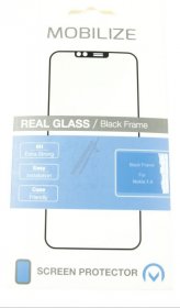 Mobilize Display Protective Plastic Film - Suitable For Mobilize Glass Screen Protector - Black Frame - Nokia 1.4