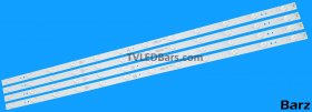Barz LED Backlight Array JVC LT-40C550 LT-40C551 LED40D12 4pcs