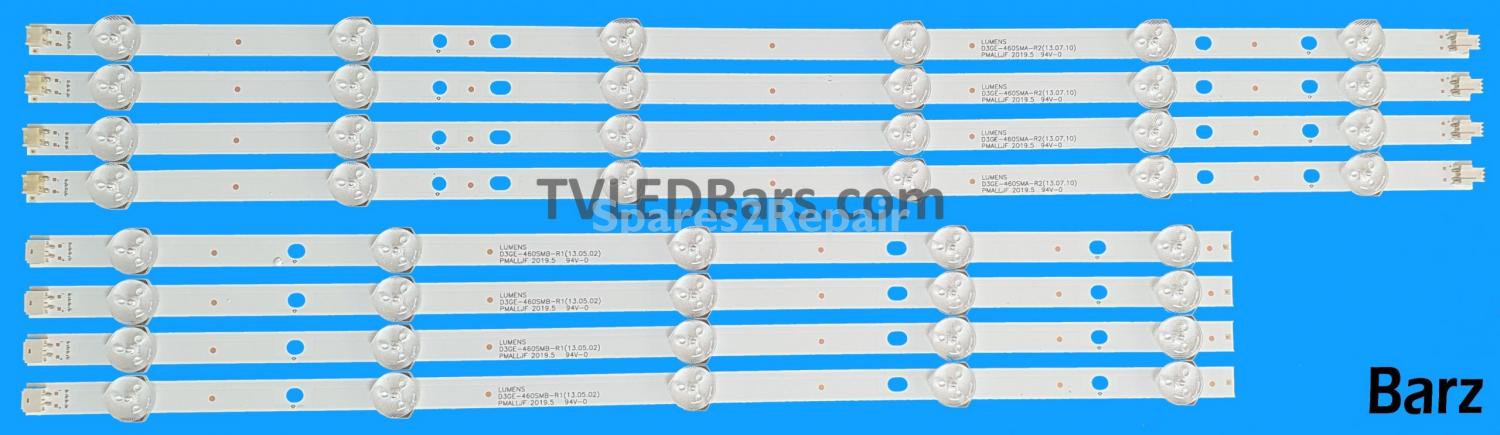 Barz LED Backlight Array Samsung 46" BN96-28769A + BN96-28768A / D3GE-460SMA-R2 + D3GE-460SMB-R2 8pcs