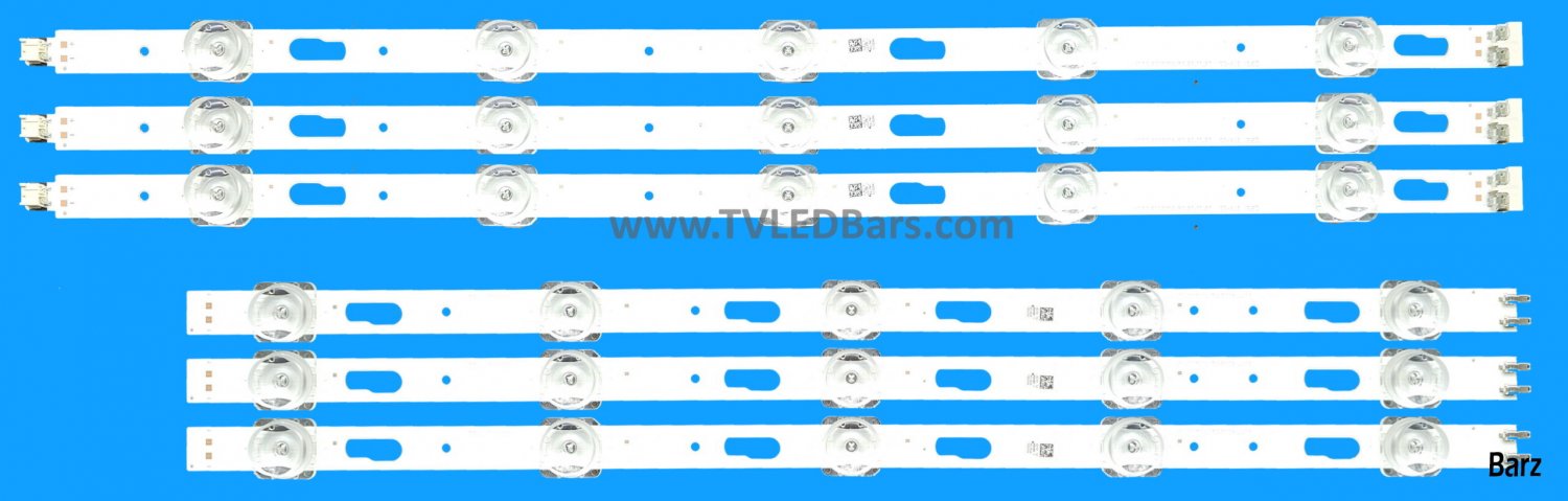 Samsung LED Backlight Array Samsung BN96-50319A + BN96-50320A 43" CY-GT043HGHV1H CY-GT043HGHV2H CY-GT043HGER1V CY-GT043HGAY2V 6pcs