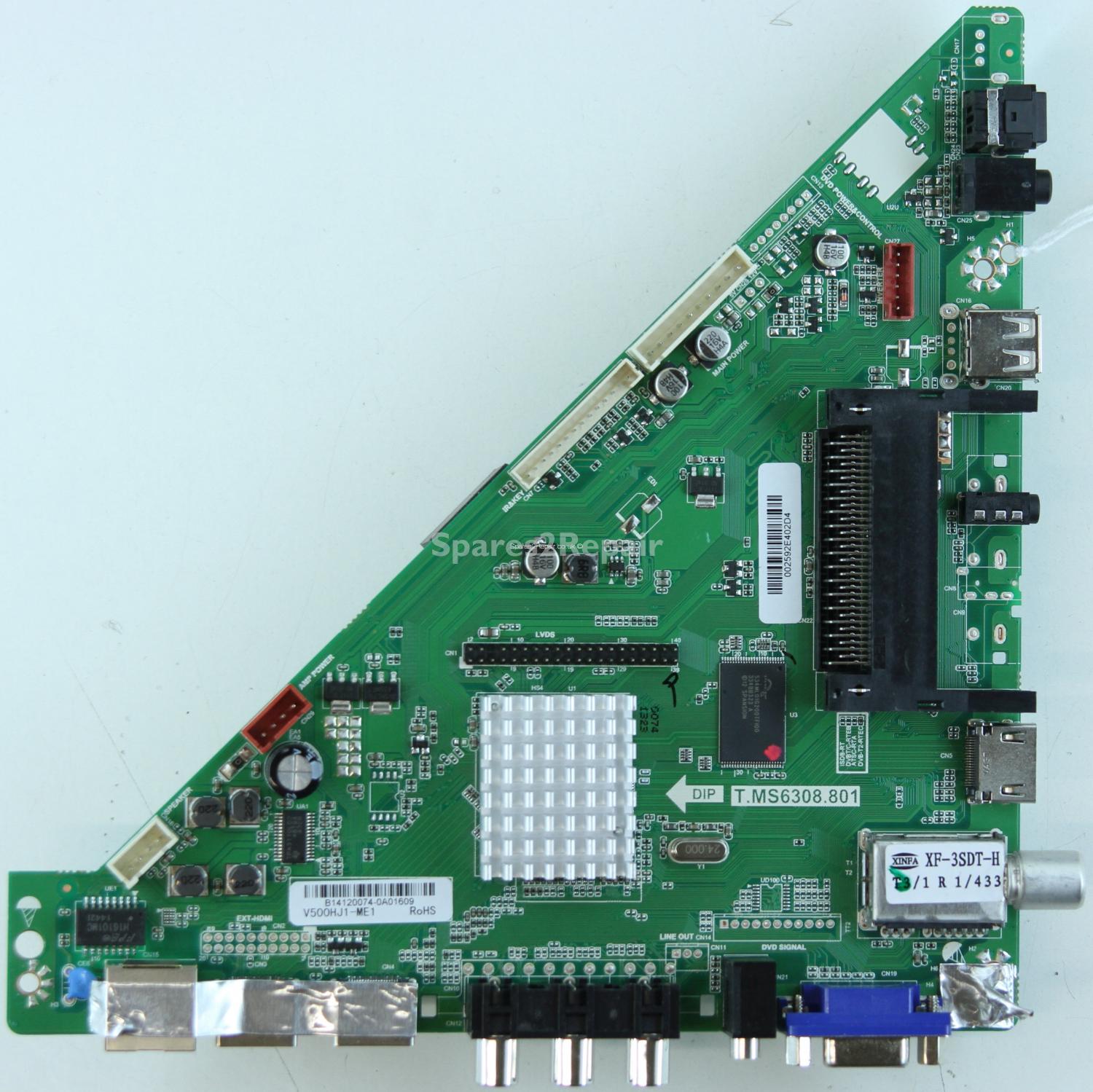 Blaupunkt BLA-50 238Z-GB-5B-FGKUP-UK - Main AV - V500HJ1-ME1 - 4502323M-CVTE - T.MS6308.801